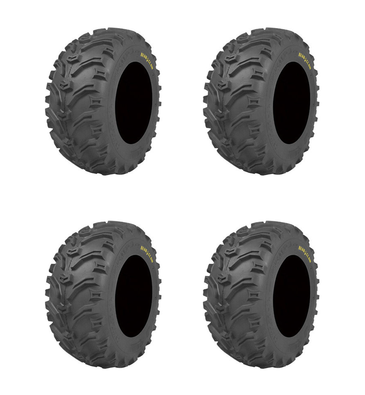 4 Pack Kenda Bear Claw Tire 23x7 10 Fits Polaris Scrambler 500 1996 12 Ebay