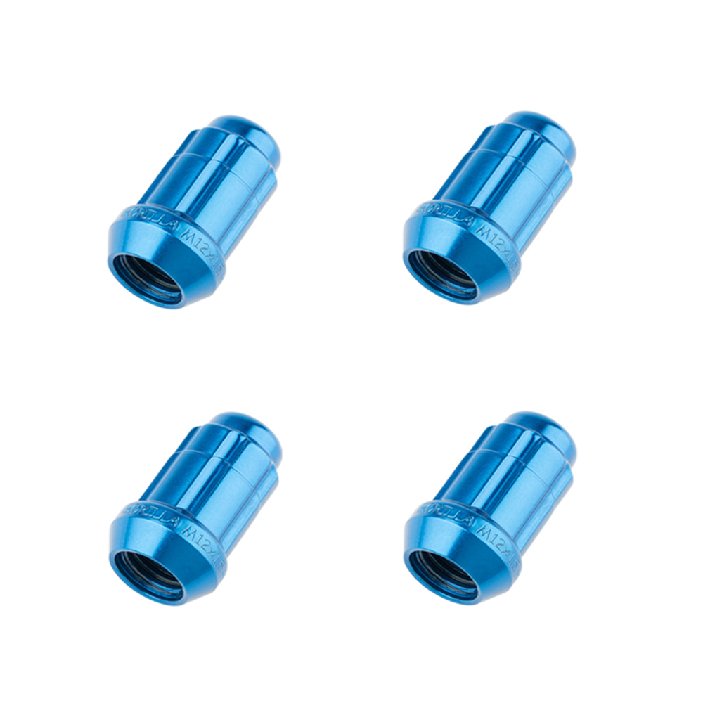 (4Pk)MSA Spline Drive Taper Lug Nut Blue- Fits: Can-Am Maverick X3 Can-am X3 Lug Nut Socket Size